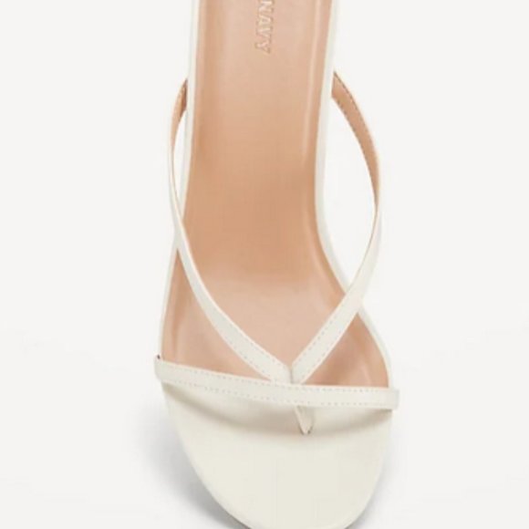 PINK Faux-Leather Wedge Thong Sandals for Women size 9 - Picture 4 of 6